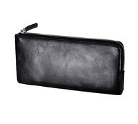 ANDRESLAD 1pc Long Men Wallet Multifunctional Purse Soft Leather Coin Holder for Daily Use Capacity Zipper Clutch