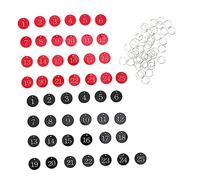 ANDRESLAD 1set Engraved Acrylic Number Tags Key for Hotels Shops and Valet Services Easy to Assemble