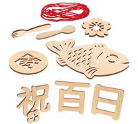 ANDRESLAD 1set Milestone Cards for Newborns Day Growth Recording Photo Prop Photography Decor Wood Material for Capturing Special Moments