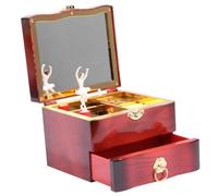 ANDRESLAD 2 in 1 Creative Music Jewelry Storage Box Dancing Girl Musical Jewellery Case for Women Jewellery Container for Precious Keepsakes