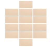 ANDRESLAD 2 Packs Cream Double-Layer Rectangular Paper Napkins 40x33cm, 20 Sheets Per Pack, Disposable Table Napkins for Home, Wedding, Christmas, Barbecue Party Use