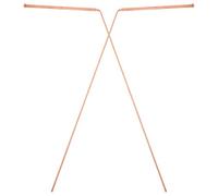 ANDRESLAD 2 Pcs Copper Dowsing Rods for Water Divining with Advanced Magnetic Field Detection Lightweight Portable Copper Probe Rods for Agricultural Irrigation Construction Underground