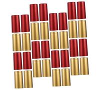 ANDRESLAD 200 pcs Heat Shrinkable Wine Bottle Caps Red Gold Wine Seal Shrink Wrap for Airtight Preservation Use Heat Shrink Caps to Prevent Oxidation and Maintain Freshness