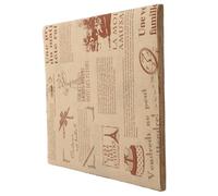 ANDRESLAD 200pcs High-Temperature Resistant Baking Paper Roll, Unbleached English Newspaper Style Parchment Sheets for Oven Non-Stick Baking and Food Wrapping, 20cm Width Practical Kitchen