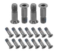 ANDRESLAD 20pcs Alloy Bike Derailleur Screws for Mountain and Road Bikes Rear Gear Tension Bolts for Precise Gear Adjustment Crankset Replacement Parts