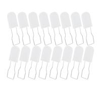 ANDRESLAD 20pcs Anti-Tamper Logistics Locks Buckle Security Seals White Pp and Iron Material Easy to Use for Clothing Shoe Samples Transport Management Process