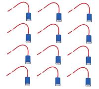 ANDRESLAD 20pcs Ceramic Headlight Socket Wiring Harness High Temperature Resistant Car Lamp Holder Connector Plug for Bulb Retrofit Replacement