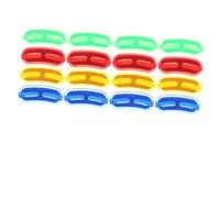 ANDRESLAD 20pcs Compact Bicycle Wheel Reflectors High Visibility Replaceable Reflective Signs Safe Accessories for Mountain Bikes Bikes Yellow Blue Red Green