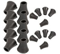 ANDRESLAD 20pcs Drum Set Feet Rubber Sleeves Drum Kit Accessories for Percussion Tom Leg Protection Suitable for Professional Drummers and Bands