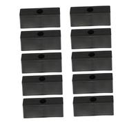 ANDRESLAD 20pcs Window Lock Protection Grip Accessories Window Plug Limiter Slider Limiter Zircon Brooch Universal Oven Safety Door Stopper Hardware Blinds Lock Blinds Black Nylon