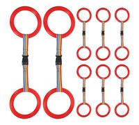 ANDRESLAD 24 Sets Safety Walking Rope Wristband Anti-Loss Leash with Quick Fastening Soft Lightweight Strap for Preschool Daycare Outdoor Use High Visibility Red