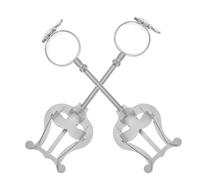 ANDRESLAD 2pcs Adjustable Marching Clarinet Trumpet Music Clips Portable Lyre Music Holders with Secure Buckle Lightweight and Stable Support for Various