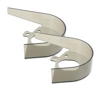 ANDRESLAD 2pcs Black Plastic Bicycle Chain Guard Cover Oil-resistant Bike Chain Protector for Mountain and Road Bikes Sturdy Accessory for Cycling Drivetrain