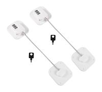 ANDRESLAD 2pcs Combination Fridge Door Lock for Refrigerator Easy Install No Drilling for Cabinets and Design