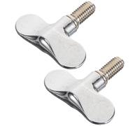 ANDRESLAD 2pcs Drum Wing Screw Nuts Quick Release for Cymbal Stands Metal Instrument Tool Compatible with Various Percussion Drum