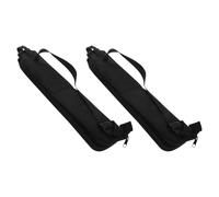 ANDRESLAD 2pcs Drumstick Carry Bag Portable Pouch with Thickened Fabric for 4 Pairs, Black Single Shoulder Drum Stick Organizer Suitable for Musicians and Percussion Accessories Storage