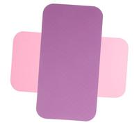 ANDRESLAD 2pcs Extra Thick Yoga Kneeling Pads Cushioned Non-slip Knee Elbow Protective Cushions for Exercise Relief and Stability with Tpe Material in Deep Purple and Pink