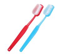 ANDRESLAD 2pcs Giant Toothbrush Props Large Oversized Photo Booth Party Decorations Lightweight Portable for Birthday Events Social Media and Stage Performances