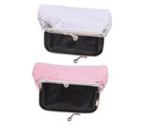 ANDRESLAD 2pcs Glitter Sequin Coin Purse Mini Wallets for Boys and Girls Small Sparkly Change Purse Easy Open Closure for Toddlers