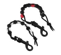 ANDRESLAD 2pcs Golf Stroke Counter Bead Wrist Chain Plastic Nylon Golf Accessories for Men Women Practical Scoring Tool for Training and Score Analysis