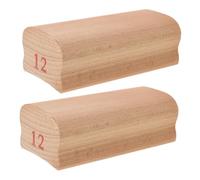 ANDRESLAD 2pcs Guitar Fret Leveling Flat File with Wood Handle for Precision Fret Dressing and Fingerboard Radius Sanding Professional Luthier Tool to Eliminate String Buzz and Enhance