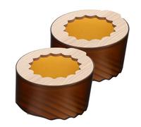 ANDRESLAD 2pcs Hamster Bathroom Sand Bath Container Compact Small Animal Bathtub with Litter Box Function for Gerbil and Dwarf Pets Space-saving Design with Easy-clean Waste Collection