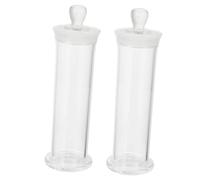 ANDRESLAD 2pcs High Borosilicate Sample Vial Sealed Storage Bottles for Chemistry Lab Experiments Specimen Wine Brewing Portable Lightweight for Students and Professionals