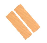 ANDRESLAD 2Pcs Home Door Transition Ramps for Robot Vacuum Cleaner Compact Lightweight Ramp Pads for Small Steps and Easy Passage Mats Stylish Orange Design