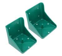 ANDRESLAD 2pcs Large Livestock Salt Brick Licking Box for Cattle and Sheep Mineral Feeder Tray with Firm Holder Design Provides Controlled Nutrition for Farm Animals