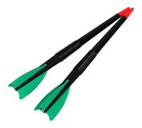 ANDRESLAD 2pcs Lightweight Soft Plastic Javelins and Adults, Developmental Javelin Training Equipment for School Sports and Outdoor Fitness, Technique Practice Throwing Props in Green