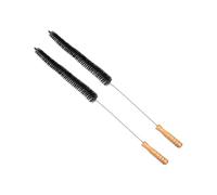 ANDRESLAD 2pcs Multipurpose Cleaning Brush for Kitchen Washer Dryer Chimney Wooden Handle Brush