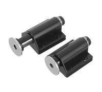 ANDRESLAD 2pcs Push to Open Magnetic Cabinet Door Latch Hidden Reusable Locking Rebounding Door Catch for Cupboards Wear-Resistant Design