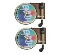 ANDRESLAD 2pcs Retro Record Player Car Air Freshener Vinyl Disc Vent Clip Aromatherapy Diffuser Rotating Car Vent Decoration for Vehicle Interior