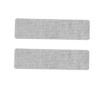 ANDRESLAD 2pcs Self-adhesive Stair Treads Non-skid Step Rugs Washable and Reusable Stair Mats for Home Safety for Boy Girl and Pets Grey Color