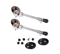 ANDRESLAD 2pcs Stainless Steel Drum Leg Support Stand Bass Drum Legs Bottom Spur Replacement for and Floor Tom Sturdy for