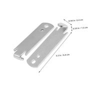 ANDRESLAD 2Pcs Steel Cable Twisting Tool Compact Multi-use Wire Rope Tensioner for Fence and Wire Twisting Lightweight Tensioning Tool Easy Operation for DIY and Outdoor Projects