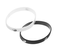 ANDRESLAD 2pcs Tai Chi Silicone Wristbands Soft Comfortable Sport Bracelets with Street Dance Hip-hop Style for Men Women Secure Fit Versatile Relationship Wristbands