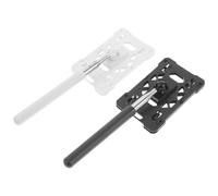 ANDRESLAD 2pcs Telescoping Parking Card Holder Rods Slip-resistant Plastic Extension Swiping Sticks for Car Toll Payment and Vehicle Access Garages and Gated Communities