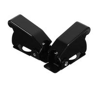ANDRESLAD 2pcs Toggle Switch Protective Covers Dustproof Guard Plates with Sturdy Plastic and Iron Material Anti-accidental Activation Safety Flipping Shields for Toggle Switches