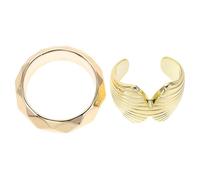 ANDRESLAD 2pcs Women S Stackable Acrylic Cuff Bracelets Lightweight Geometric Open Bangle for Summer Beach Fashion Vintage Style Arm Jewelry