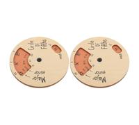 ANDRESLAD 2pcs Wooden Music Circle Wheel Melody Tool for Instruments Compact Portable Melody Wheel for Musicians Songwriters Guitar Piano Violin Practice