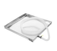 ANDRESLAD 2sets Portable Air Conditioner Drain Pan Washing Machine Tray Ac Unit Drain Pan Floor Protection Drip Water Drip Tray