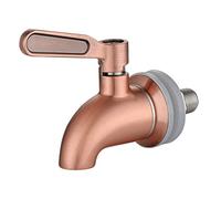 ANDRESLAD 304 Stainless Steel Wine Barrel Faucet Spigot Rose Gold Household Beverage Dispenser Tap for Water Juice and Beer 16mm Opening