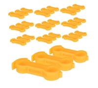 ANDRESLAD 30pcs Chick Splay Leg Hobbles Plastic Leg Bands with Buckle for Newborn Chicks Days Old Three for Rapid Spraddle Support and Alignment