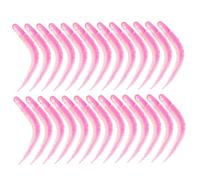 ANDRESLAD 30pcs Lifelike Soft Worm Fishing Lures for Bass Freshwater Fish Attracting Scent Reusable Artificial Bait for Catching