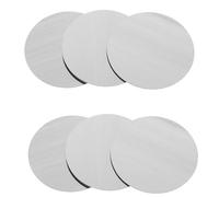 ANDRESLAD 30pcs Magnetic Phone Metal Plate Adhesive Stickers 60mm round Stainless Steel Discs with Strong Back Glue for Car Mount Magnetic Mobile Phone Holder