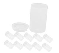 ANDRESLAD 30Pcs Transparent Empty Film Canisters with Caps Wide-mouth Plastic Storage Containers for Camera Film Small Accessories and Fishing Bait Portable Multi-functional Cases