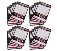 ANDRESLAD 30pcs Wine Tasting Assessment Cards Deep Red Scoring Guide Templates with Flavor Notes for Events Classes Parties Wine Judge Collector Cards for Consistent Evaluation and
