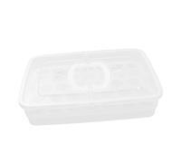 ANDRESLAD 34 Egg Storage Boxes Refrigerator Egg Storage Holder Fresh-keeping Easy to Clean