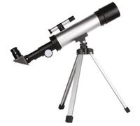ANDRESLAD 360/50mm Refracting Astronomical Telescope and Students with 90x Magnification, Sr4mm H20mm Eyepieces, 3x Barlow Lens, Finder Scope, and Tripod - Outdoor Exploration Monocular